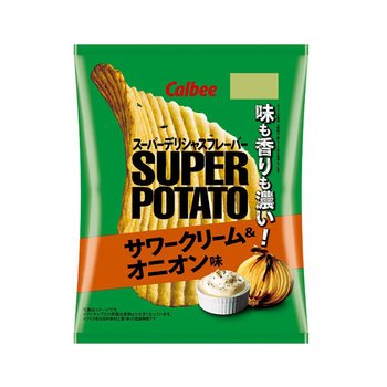 [해외] 가루비 슈퍼 포테이토 사워 크림 어니언 맛 56g