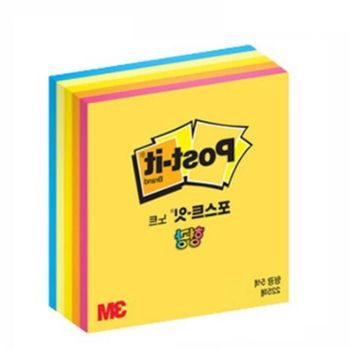 포스트잇 OU40FP09 형광 5색 쇼핑몰메지 뜯어쓰는메지 컴퓨터메지