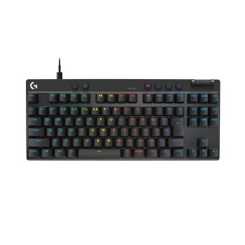 [해외] 로지쿨 G 라피드 트리거 PRO X TKL RAPID 게이밍 키보드 블랙 유선, 텐키