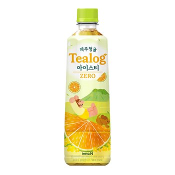 티로그 제주청귤 아이스티 녹차 500ml x 24개 / 제로칼로리 제로음료 0kcal
