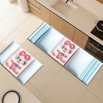 아트박스/포유매트 포유 3D 비주얼 주방 욕실 화장실 규조토 발매트 세트