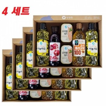 4세트 가성비 디테일 구성 명절 고급유선물세트 추석 명절선물세트 추석선물세트 설선물세트 회