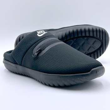 나이키 패딩 슬리퍼 버로우 방한화 블랙 슬리퍼 DC1456-002 (국내 매장판)