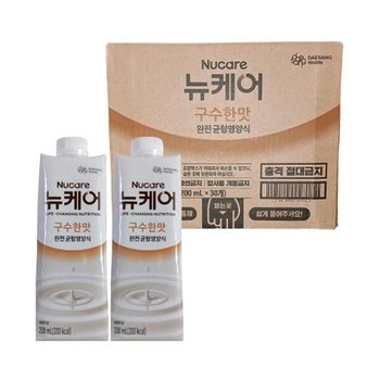 대상웰라이프 뉴케어 구수한맛 200ml 30개 뚜껑타입 어르신 노인  병문안 환자식 식사대용