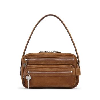 [해외] 26FW 아크네 스튜디오 카메로 파티 스웨이드 백 C10284 295 COGNACBROWN