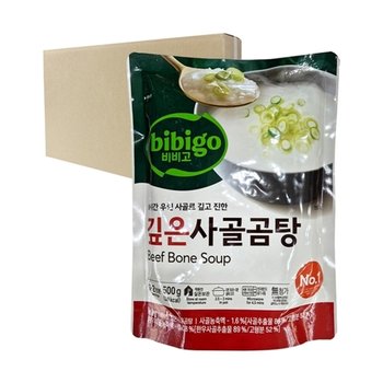 [박스] CJ 비비고 깊은 사골곰탕 500g 18입