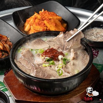 I[무보까국밥] 국내산 한우사골 한돈 돼지국밥 600g x 2팩, 부산맛집