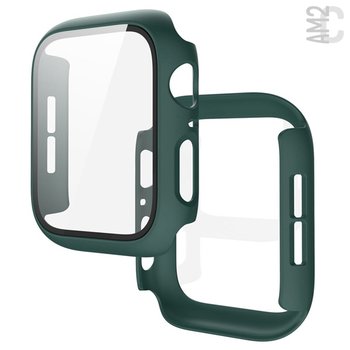 애플워치SE 40mm 44mm 강화유리 2in1 풀커버 케이스 하드 화면보호