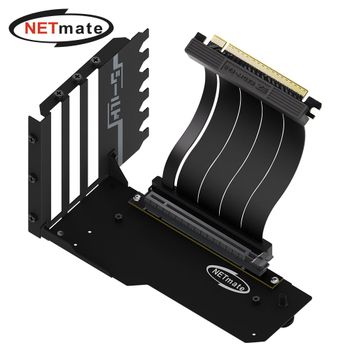 넷메이트 JH04ZF23 PCI-E 4.0 라이저 케이블 지지대 키트 (블랙