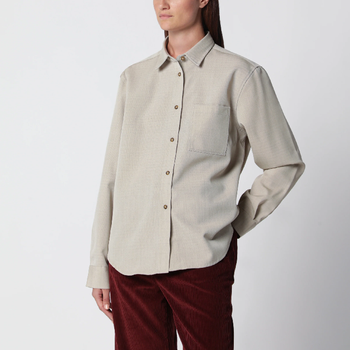 [해외] Rohe Butter coloured wool and silk shirt 421-19-002CO/XN_ROHE-106_108-36 Beige  [관부가