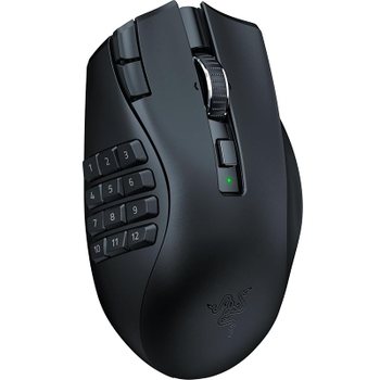 [해외] Razer Naga V2 HyperSpeed MMO 무선 게이밍 마우스 19버튼, 블루투스, Focus Pro 30K 센서