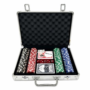 카지노칩 세트 세븐 카드 포커칩 게임칩 홀덤 라스베가스 B2164-O