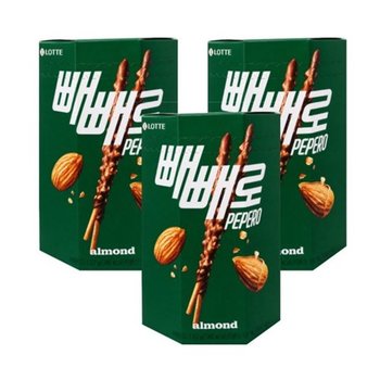 롯데 빼빼로 아몬드 132g x 3개 빼빼로데이 초코 선물