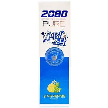 2080 베이킹소다 퓨어치약 레몬라임 120g X 3개 2080 토탈블루치약 치약 블루더블민트