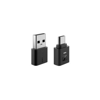 [해외] 젠하이저(Sennheiser) Bluetooth 송신기 BTD 700 USB 어댑터 aptX Lossless Bluetooth 5.4 블랙