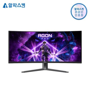 알파스캔 에이건 AGP346UCSD 게이밍 QD-OLED 360 C타입 AI HDR 500 AI 무결점 모니터 34인치