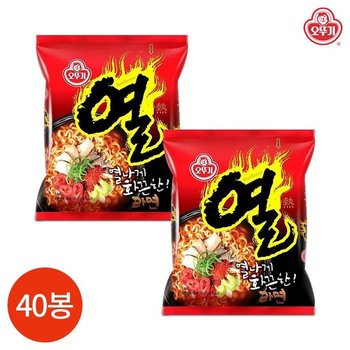 오뚜기 열라면 120g x 40봉 (10514881)