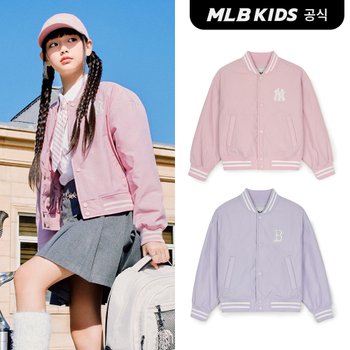 (공식) 25SS 걸즈 스트릿 바시티 크롭 패딩점퍼 (2color) 7FJPV0451
