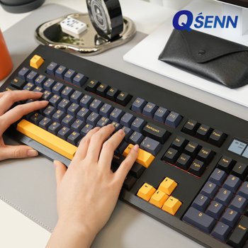 큐센 DT35 104 PBT 유무선 기계식 키보드 1년보증AS