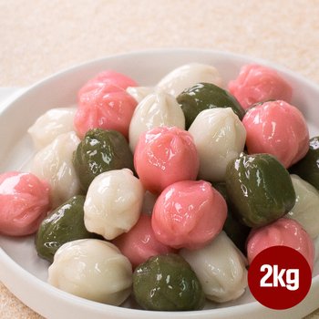 굳지않는 모듬 꿀떡 2kg (1kg*2봉)