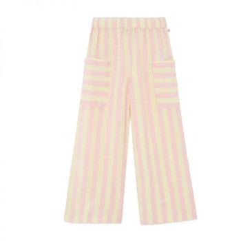 [해외] Bonton 키즈 Girls 스트라이프 로렌 팬츠 Size 6 BA22022-<b>70425</b>E 883140