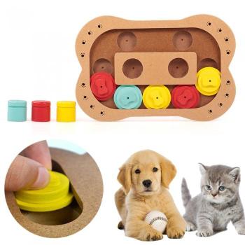 원목 강아지 고양이 먹이장난감 흥미유발 먹이퍼즐 (S9983179)