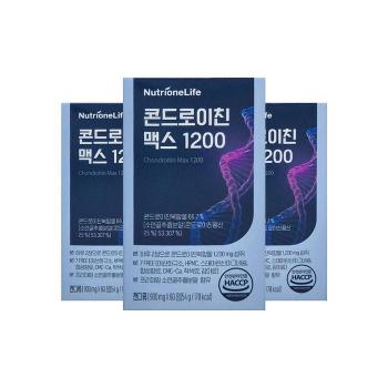뉴트리원 콘드로이친 맥스 1200 900mg 60정 3개/mjc (S41313433)