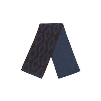 [페라로밀라노] 니트 멀티조직 투웨이 쁘띠 머플러 블루 (AMAFAMF40443)