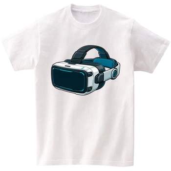 길단 반팔티 아시아핏 USA핏 게임 VR헤드셋 AI 이미지 모든색상