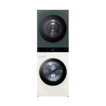 [LG] 오브제컬렉션 워시타워 (25kg/22kg) (그린 / 베이지) (WL22EGZU.AKOR)