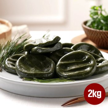 굳지않는 진도 해풍 쑥개떡 2kg (1kg*2봉)