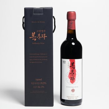 복분자주 와인 13도 750ml 고창명주 복분자술 선물 (케이스 포함)