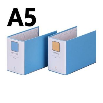 문화 964QKP41 A5 파이프바인더 100x70mm 군타입(B875-6A/하늘)