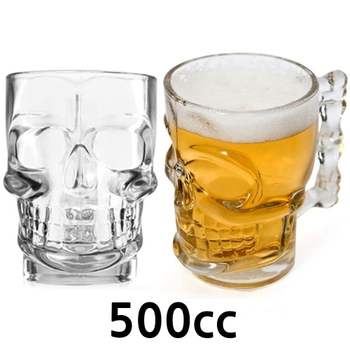크리스탈 해골맥주잔 500cc 맥주컵 파티컵 파티용품 특이한맥주잔 해골잔 맥주잔
