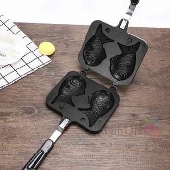 2구 붕어빵틀팬 붕어빵만들기 붕어빵만드는틀 집에서붕어빵 붕어빵프라이팬 미니붕어빵만들기