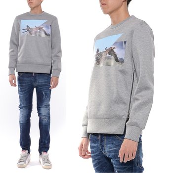 [신세계백화점][닐바렛] 16F/W 남성 프린팅 맨투맨 티셔츠 (BJS167D_B538S_364_16F)