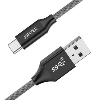 아트박스/블레이즈 C타입 고속충전 케이블 USB3.2 GEN2 10기가 50cm 블랙