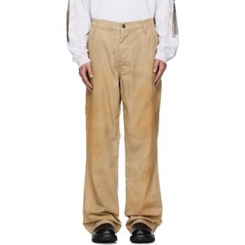 알렉산더 디제노바 카키 언더그라운드 슬랙스 252339M191002