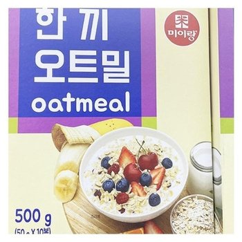 한끼오트밀 500g x 2개 + 맨어스트 소독제 증정 b75239