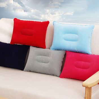 공기 캠핑 초경량 베개 M10760 벨벳 차박 에어 사각