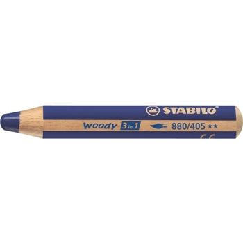 스타빌로 WJ71UM71 우디 3in1 멀티색연필 880/405 울트라마린/10mm 갑(5개입)