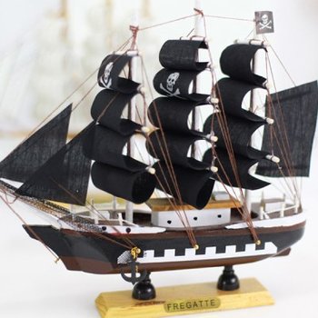 중국 모던이스트 지중해풍 범선 블랙잭 미니어처 인테리어 장식모형 소품