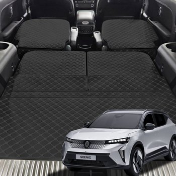 르노 세닉 퀼팅 가죽 트렁크매트 차박 트렁크 용품