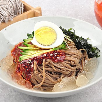 (주)훼미리에프엔디 여름별미 메밀국수(메밀소바) 12인분세트(면2kg+양념소스12봉)