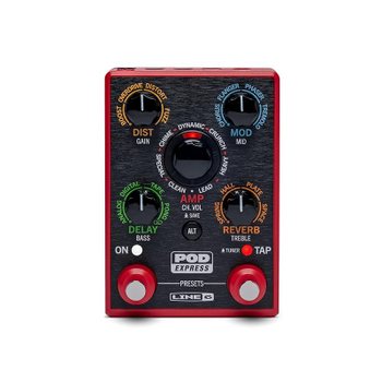 [해외] Line 6 앰프 시뮬레이터 앰프/이펙트 프로세서 멀티 이펙터 POD EXPRESS GUITAR