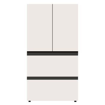 LG전자 오브제컬렉션 김치톡톡 네이처 Z408MEEF23 베이지 4도어 402L..[35771447]