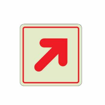 표지판 TR20BL10 좌우 비상구 방향 화살표 비상구스티커 화살표안내판