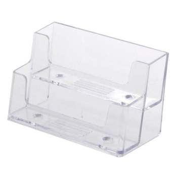 JMds 아크릴 명함꽂이 2단 (NC-20) 홍보 명함 전시회 박람회 영업점 공인중개사