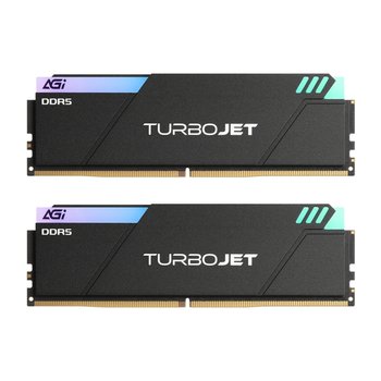 AGI DDR5-6000 48GB CL30 TURBOJET UD858 RGB 블랙 패키지 메모리 (24Gx2) 서린