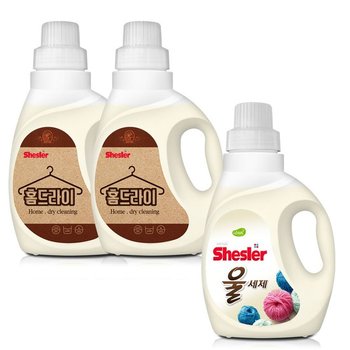강호동의 쉬슬러 액상 세제 650ml 홈드라이전용 2개+울전용 1개